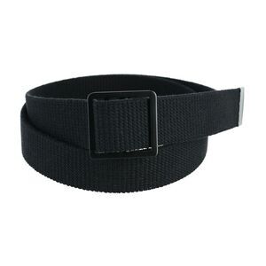 CTM Men's Big & Tall Military Grade Belt with Open Face Buckle